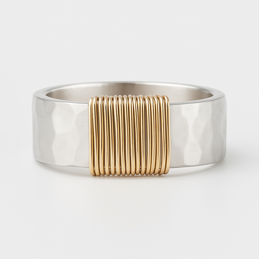 Vintage Gold Silver Ring